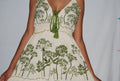 Vestido Curto Boho Bordado com Lantejoulas — detalhes da peça