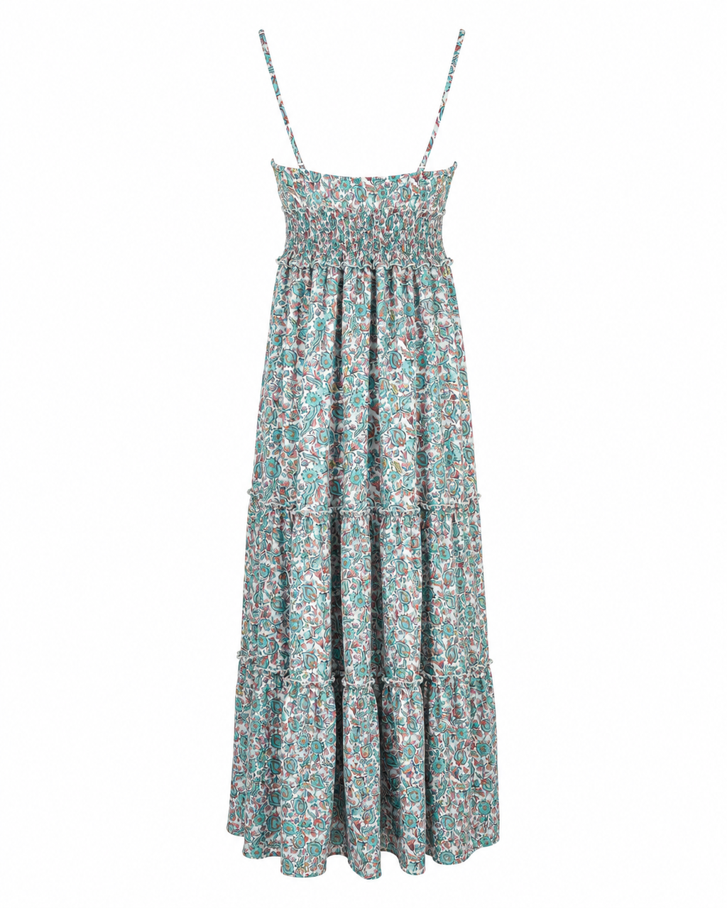 Vestido Longo Boho Valdior com Missangas — perfil da peça