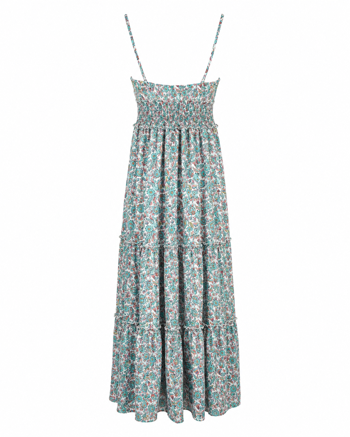 Vestido Longo Boho Valdior com Missangas — perfil da peça