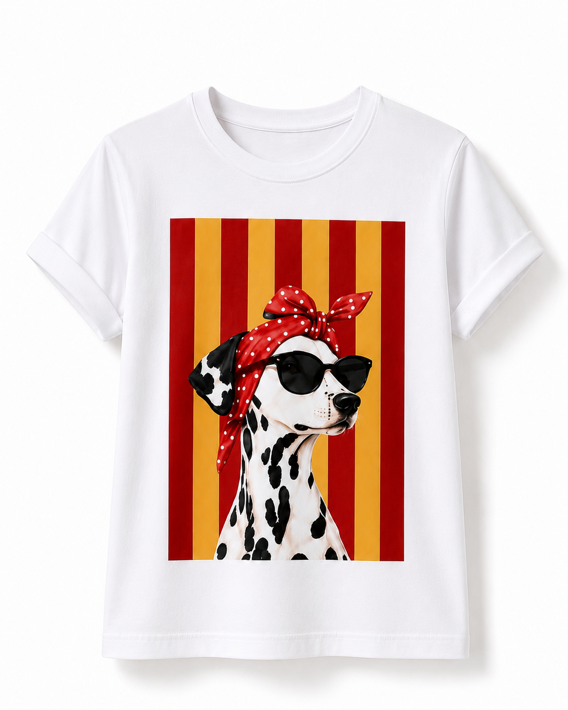 Top Vintage com Estampado Dálmata