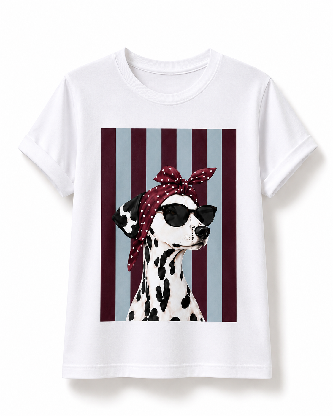Top Vintage com Estampado Dálmata