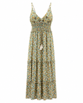 Vestido Longo Boho Valdior com Missangas — vista complementar